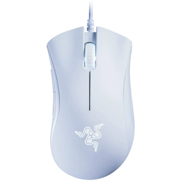 Razer Deathadder Essential, optiskā, balta - Dator