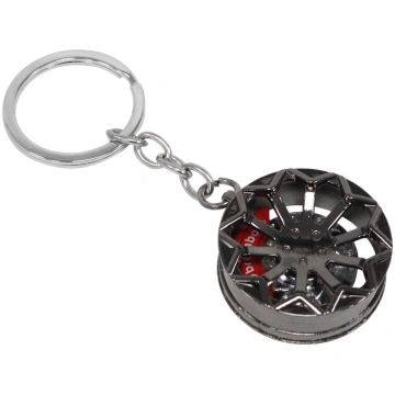 Keychain wheel custom with caliper Black MTUNING m