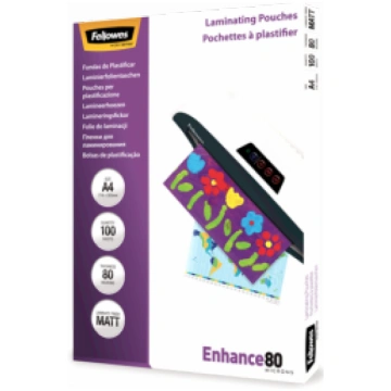 Laminēšanas plēve Fellowes A4 80 Micron - Matt Lam