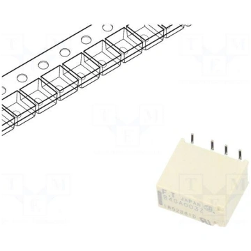 Relay: electromagnetic | DPDT | Ucoil: 3VDC | 2A |