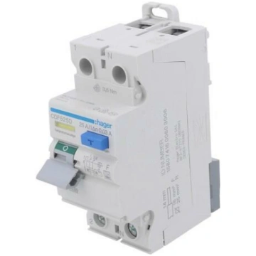 RCD breaker; Inom: 25A; Ires: 30mA; Max surge curr