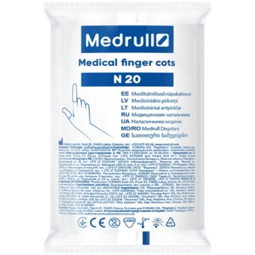 Medicīniskie gumijas pirkstiņi, N20