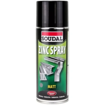 Šķidrais cinks 400ml Soudal ZINC SPRAY matēts