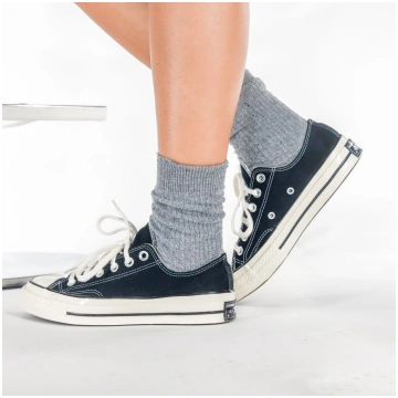 Chuck 70 Low - nero tessuto Converse