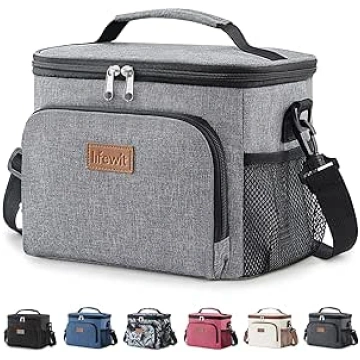 Lifewit Insulated Cooler Bag, Reusable Lunch Bag, 