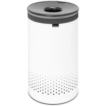 Brabantia veļas kaste, 35l, balta/melns vāks 22304