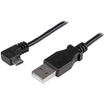 Startech USB-A to Micro USB, Angle, 2m (USBAUB2MRA