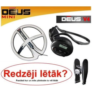 Metāla detektors XP DEUS V5.2 NEW 2019 22.5" HF DD