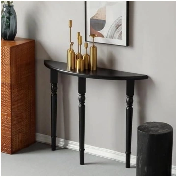 Generisch Half Moon Console Table, Narrow Entrance