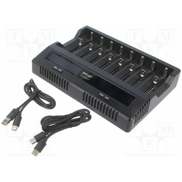 Charger: microprocessor-based; Li-Ion,Ni-MH; Cells