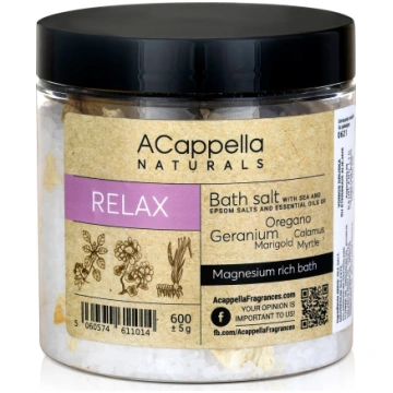 Vannas sāls Acappella Relax, 600 g