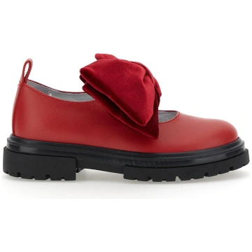 Maxi bow nappa ballerinas - 30 EU / Red