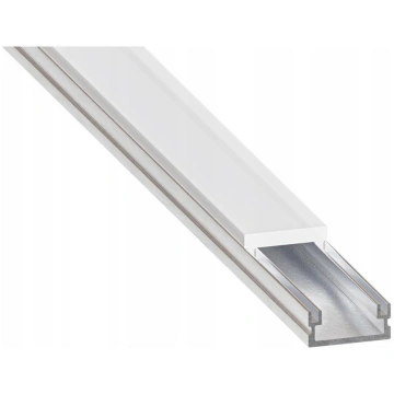 Iebūvējams profils LED lentēm 1 m, sudraba/balts S