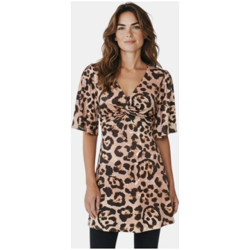 Blūze, tunika sievietēm, Bodyflirt, leoparda rakst