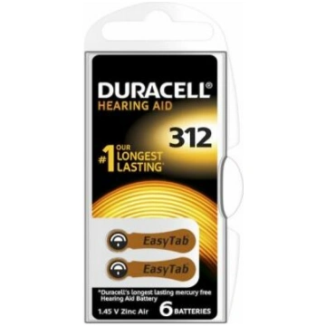 Baterija dzirdes aparātiem Duracell Activeair PR41
