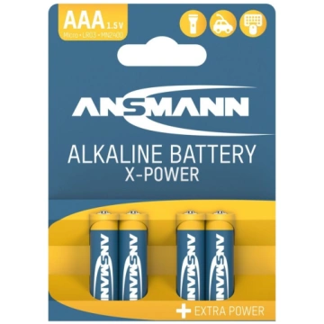 Ansmann Alkaline Micro AAA LR 03 X-Power 4gab