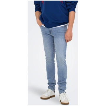 ONSLOOM Zems kāpums Slim Fit Džinsi ONLY & SONS
