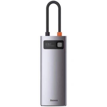 Baseus CAHUB-CW0G HUB Metal Gleam Series 6in1 Mult