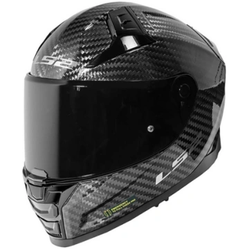 LS2 FF811 VECTOR II CARBON, MOTO ĶIVERE, spīdīga -
