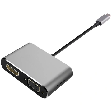 Platinet adapter USB-C - HDMI/VGA (45224) | 45224 