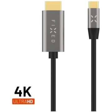 Kabel USB Fixed USB-C - HDMI 2 m Szary (FIXHU-CHDM