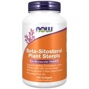 Beta-Sitosterol Plant Sterols Now Foods 180 softge