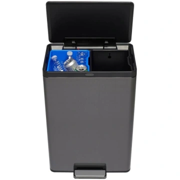 Rubbermaid Elite nerūsējošā tērauda metāla dubultā