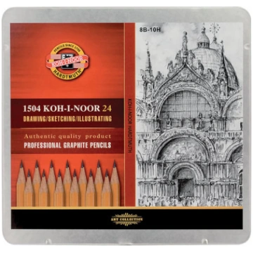 Grafīta zīmulis Koh-I-Noor Professional, 10H/8B, p