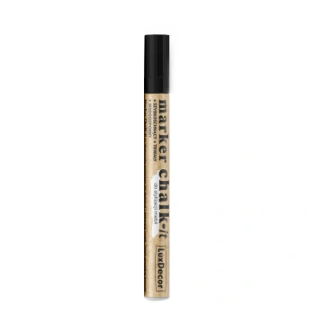 Permanentais marķieris Chalk-it, melns, 10ml LuxDe
