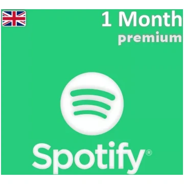 Spotify Premium dāvanu karte 1 mēnesim (Apvienotā 