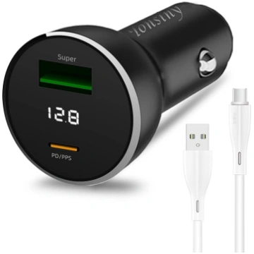 Supervooc-Autoladegerät mit 1,5m langem Kabel für 