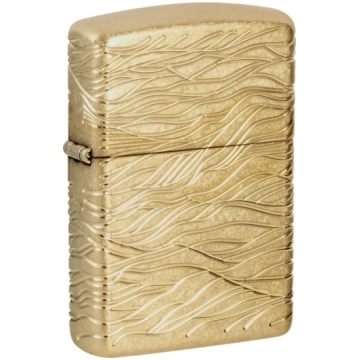 Zippo Lighter 46273 Armor® Luxury Waves Design