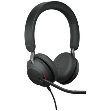 Vadu austiņas Jabra Evolve2 40, melna krās