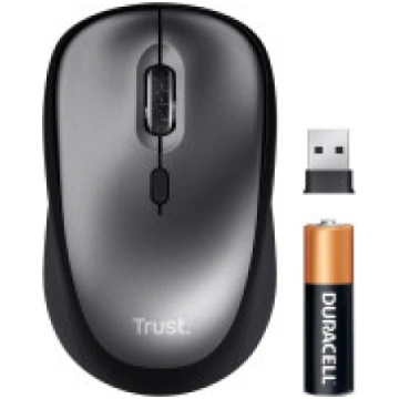 Trust Silent bezvadu pele, USB uztvērējs, melna. B