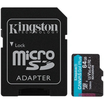 Atmiņas karte Kingston microSD Canvas Go Plus Gen4