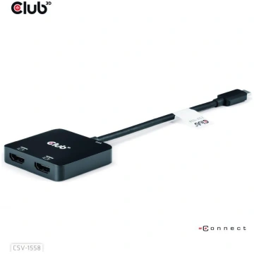 CLUB3D I/O HUB USB-C TO HDMI 2PORT/MST CSV-1558 CL