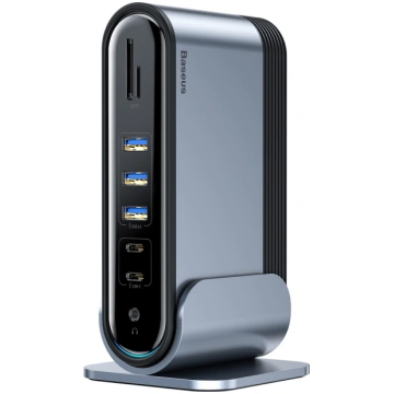 HUB Baseus CAHUB-DG0G 3x USB 3.2 Gen 1 / 2x USB-A