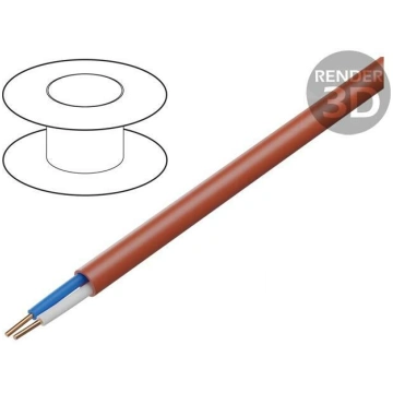 Wire: control cable; YnTKSY; 1x2x0.8mm; Insulation