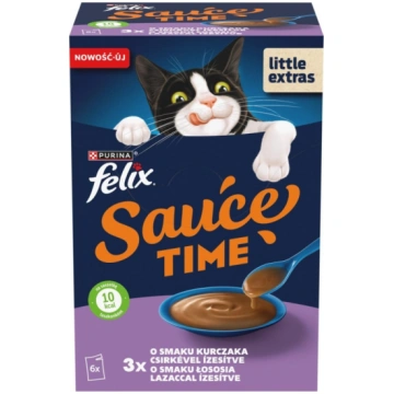 PURINA Felix Sauce Time - wet cat food - 6x40g PUR