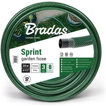 Dārza laistīšanas šļūtene Bradas SPRINT 1/2" - 20 