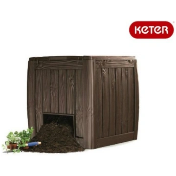KETER Komposta kaste DECO ar pamatni 340l 231600