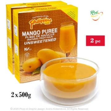 Mango biezenis (dabīgs, nesaldināts), Mango Puree,
