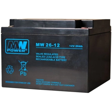 Akumulators MW 26-12 MWPower AGM 26 Ah 12 V MW Pow