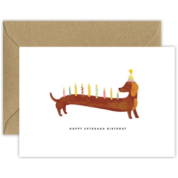 Kartīte Dachshunds Extra Birthday, All the ways to