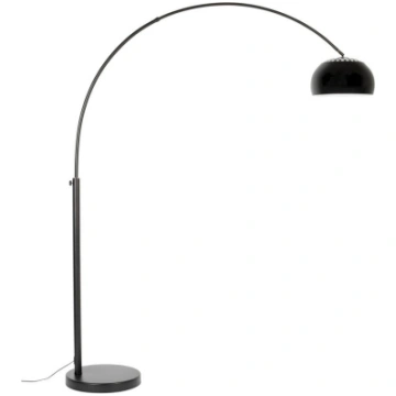 Melna stāvlampa (augstums 190 cm) Bow – Zuiver