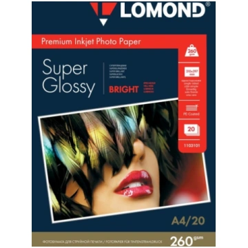 Lomond Premium Photo Paper Super Glossy 260 g/m2 A