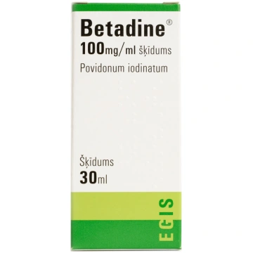 Betadine 10% šķīdums, 30 ml