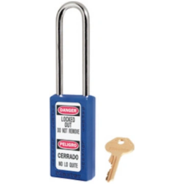 411KALTBLU | Zenex padlock - Keyed Alike - Key ret