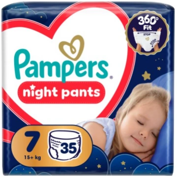 Pampers Night Pants autiņbiksītes-biksītes, 7, 35 