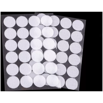 Velcro aplīši balti Ø25 mm (uz vietas) BEracedog